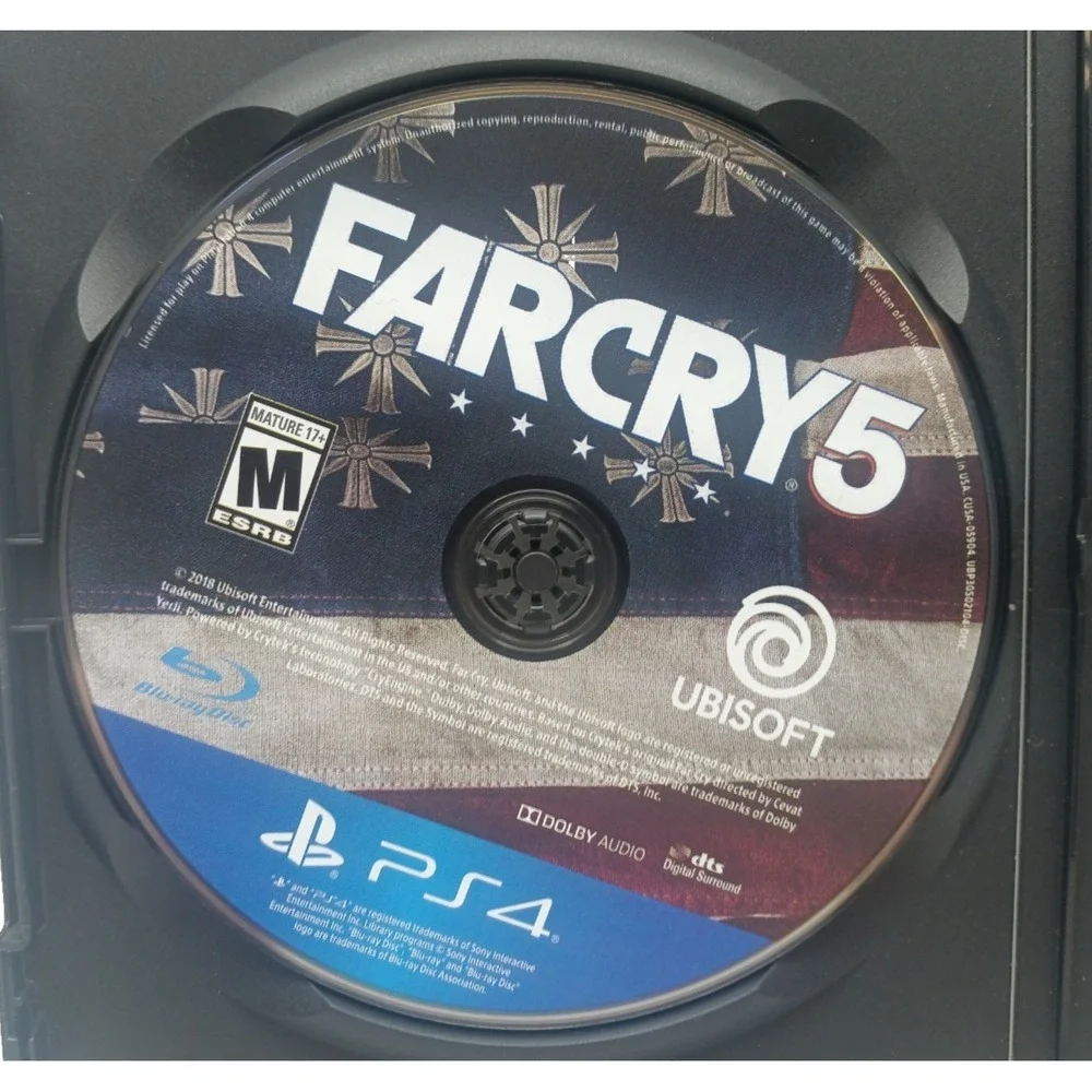 PS4 / Playstation 4 - Far‎ Cry 5 - Used / Disc Only